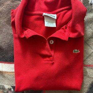Red Lacoste Polo Shirt